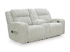 Forest Lake Power Reclining Loveseat with Console - Golden Home Furniture (Columbus, OH) - Multi Location