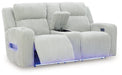 Forest Lake Power Reclining Loveseat with Console - Golden Home Furniture (Columbus, OH) - Multi Location