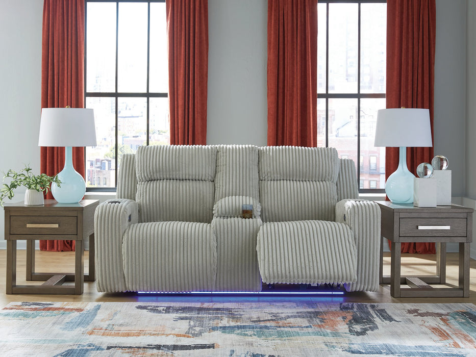 Forest Lake Power Reclining Loveseat with Console - Golden Home Furniture (Columbus, OH) - Multi Location