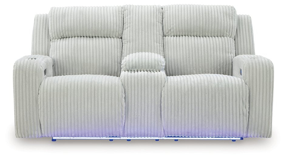 Forest Lake Power Reclining Loveseat with Console - Golden Home Furniture (Columbus, OH) - Multi Location