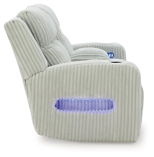 Forest Lake Power Reclining Loveseat with Console - Golden Home Furniture (Columbus, OH) - Multi Location