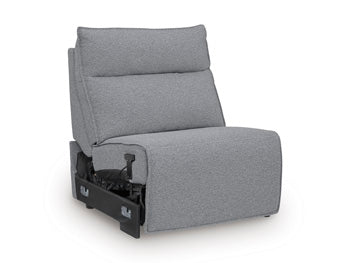 ModMax II Reclining Sectional with Chaise and Audio Console - Golden Home Furniture 