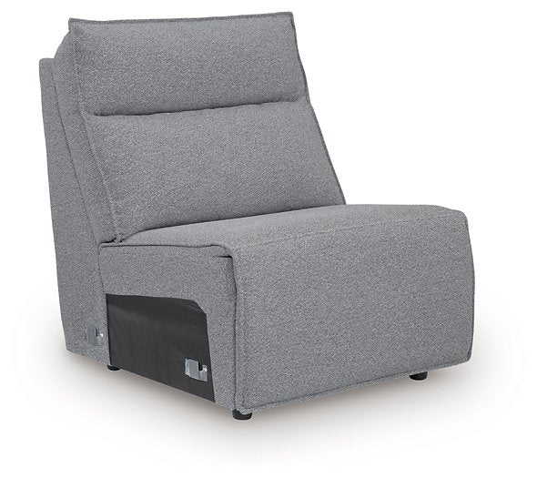 ModMax II Reclining Sectional with Chaise and Audio Console - Golden Home Furniture 