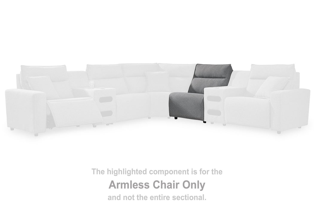 Modmax Reclining Sectional with Audio Console - Golden Home Furniture (Columbus, OH) - Multi Location
