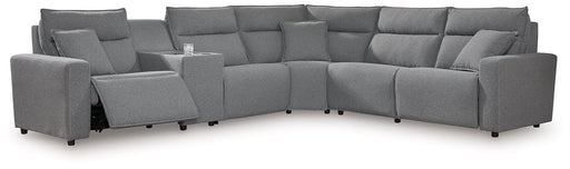 Modmax Reclining Sectional with Console - Golden Home Furniture (Columbus, OH) - Multi Location