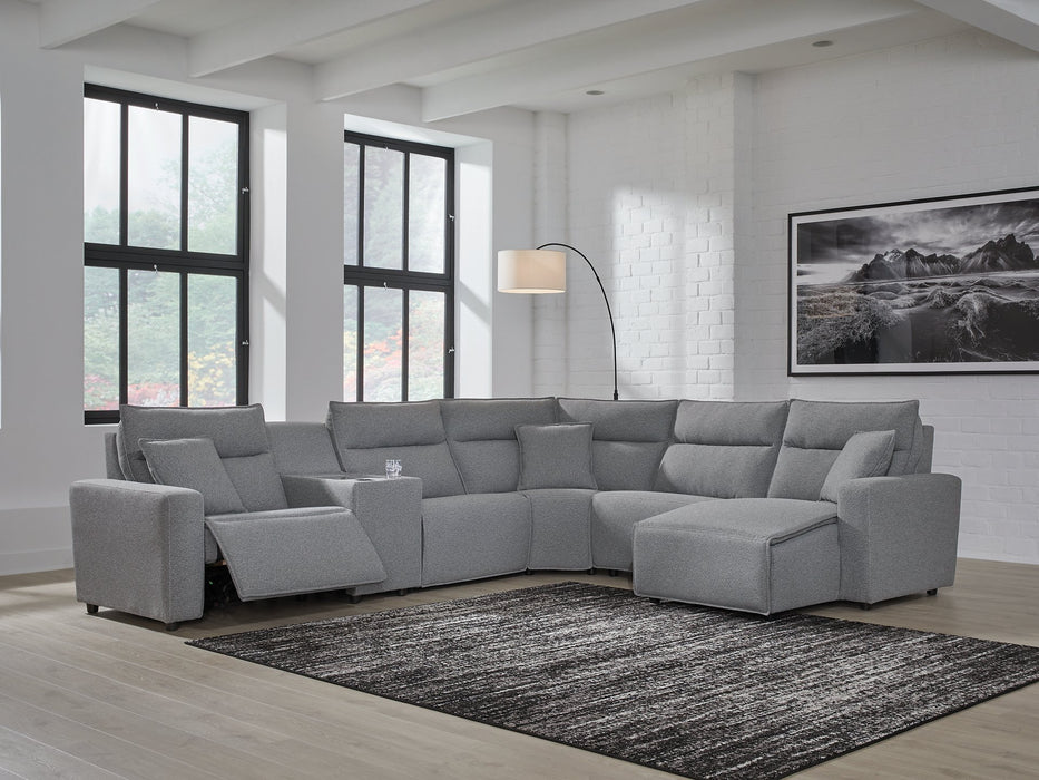 Modmax Power Reclining Sectional with Chaise - Golden Home Furniture (Columbus, OH) - Multi Location