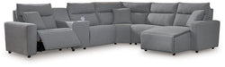 Modmax Power Reclining Sectional with Chaise - Golden Home Furniture (Columbus, OH) - Multi Location