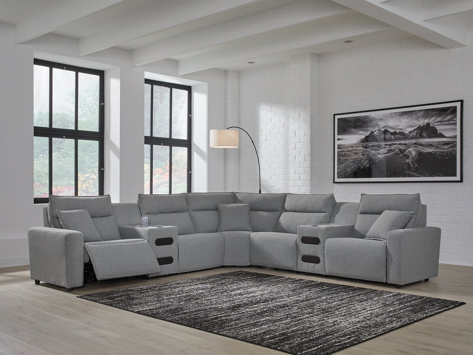 Modmax Power Reclining Sectional with Chaise - Golden Home Furniture (Columbus, OH) - Multi Location