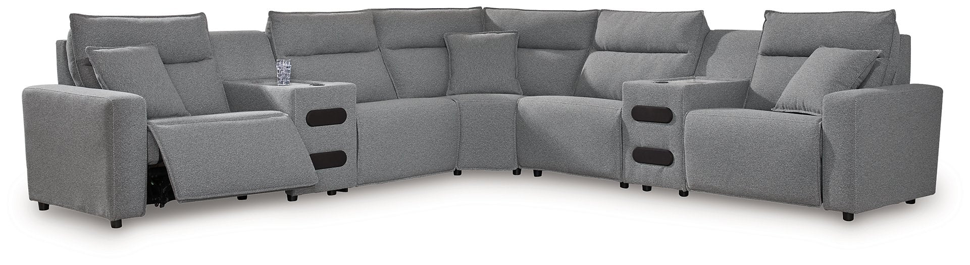 Modmax Power Reclining Sectional with Chaise - Golden Home Furniture (Columbus, OH) - Multi Location