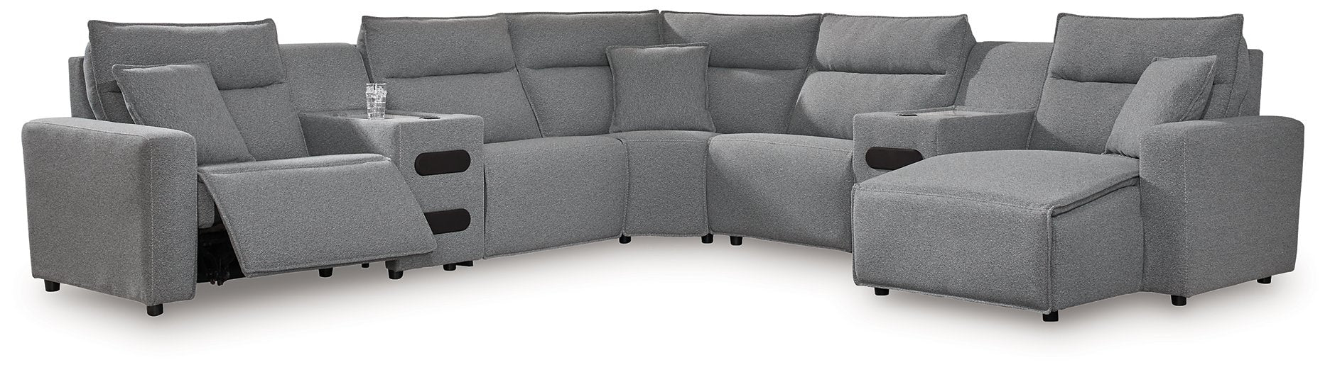 Modmax Power Reclining Sectional with Chaise - Golden Home Furniture (Columbus, OH) - Multi Location