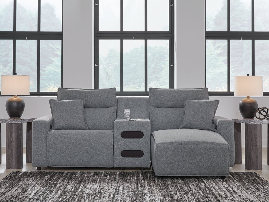 Modmax Power Reclining Sectional with Chaise - Golden Home Furniture (Columbus, OH) - Multi Location