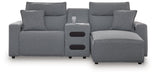 Modmax Power Reclining Sectional with Chaise - Golden Home Furniture (Columbus, OH) - Multi Location