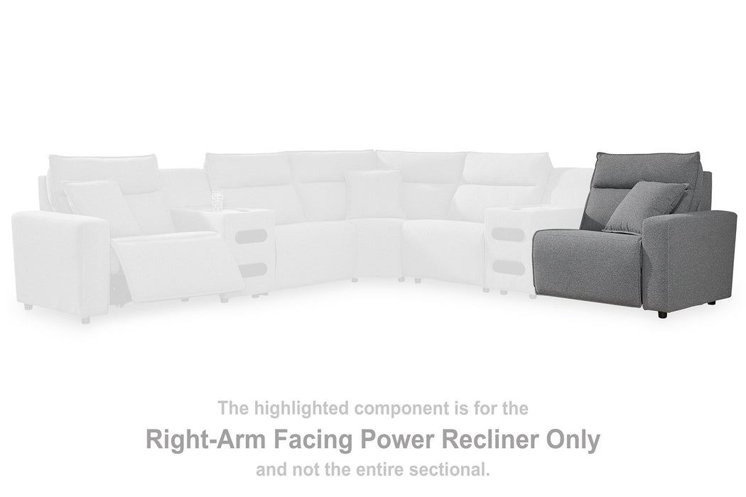 Modmax Reclining Sectional with Console - Golden Home Furniture (Columbus, OH) - Multi Location