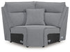 ModMax II Reclining Sectional with Chaise and Audio Console - Golden Home Furniture 
