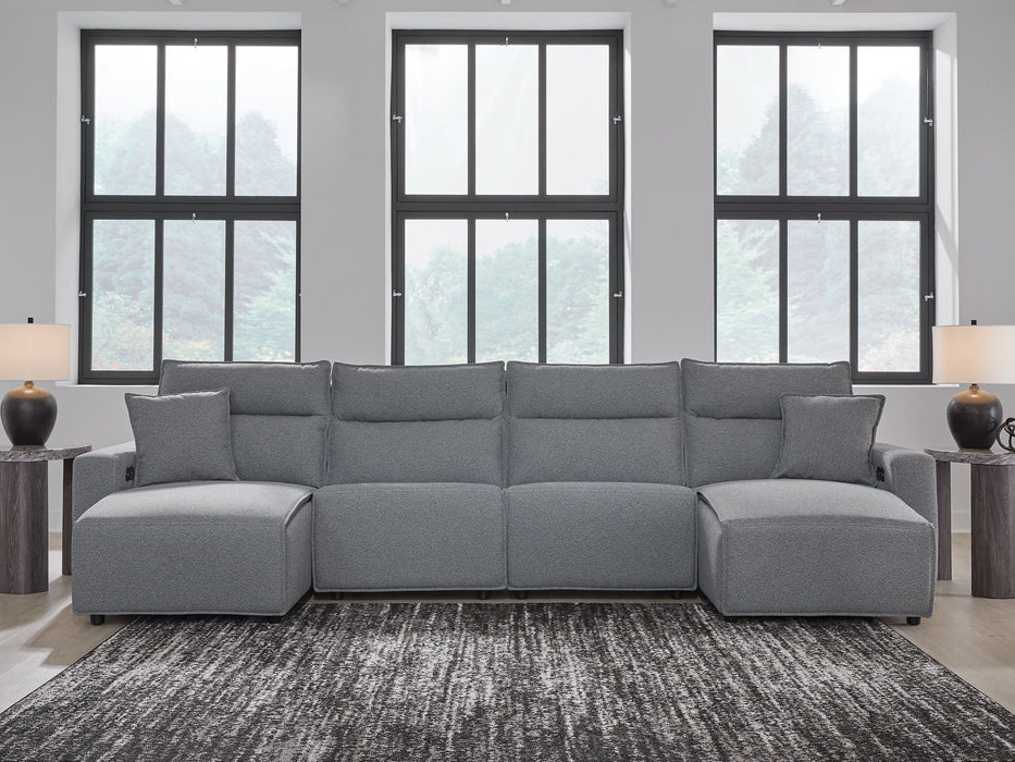 Modmax Power Reclining Sectional with Chaise - Golden Home Furniture (Columbus, OH) - Multi Location