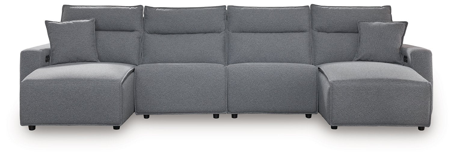 Modmax Power Reclining Sectional with Chaise - Golden Home Furniture (Columbus, OH) - Multi Location