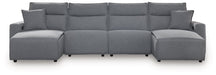 Modmax Power Reclining Sectional with Chaise - Golden Home Furniture (Columbus, OH) - Multi Location