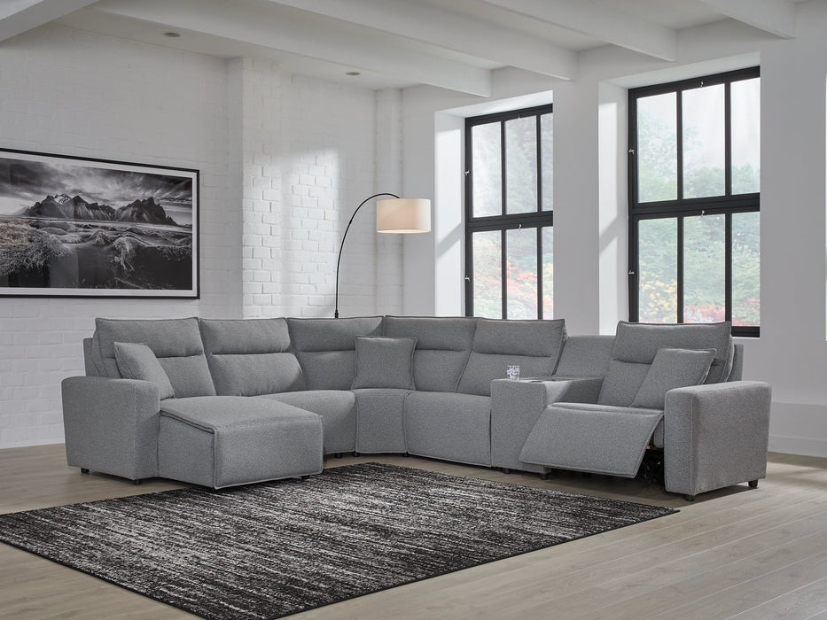 Modmax Power Reclining Sectional with Chaise - Golden Home Furniture (Columbus, OH) - Multi Location