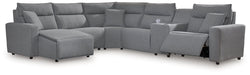 Modmax Power Reclining Sectional with Chaise - Golden Home Furniture (Columbus, OH) - Multi Location
