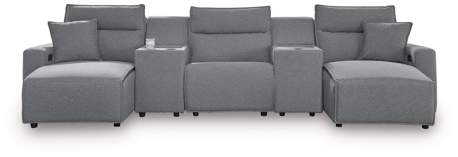 Modmax Power Reclining Sectional with Chaise - Golden Home Furniture (Columbus, OH) - Multi Location