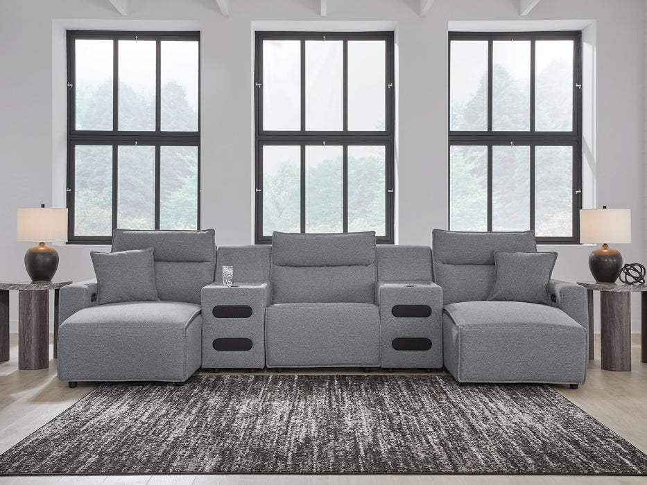 Modmax Power Reclining Sectional with Chaise - Golden Home Furniture (Columbus, OH) - Multi Location