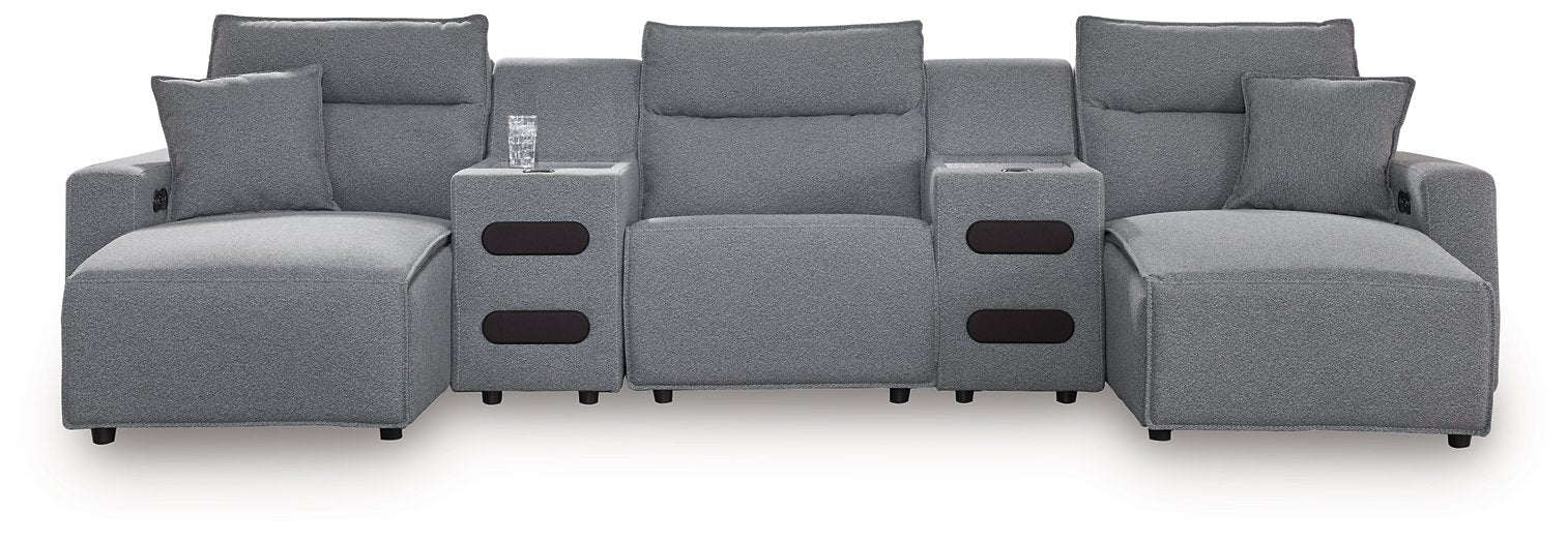 Modmax Power Reclining Sectional with Chaise - Golden Home Furniture (Columbus, OH) - Multi Location