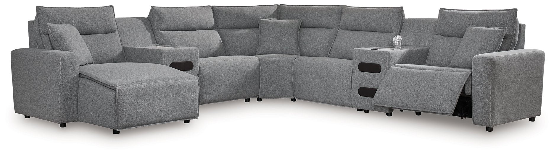 Modmax Power Reclining Sectional with Chaise - Golden Home Furniture (Columbus, OH) - Multi Location