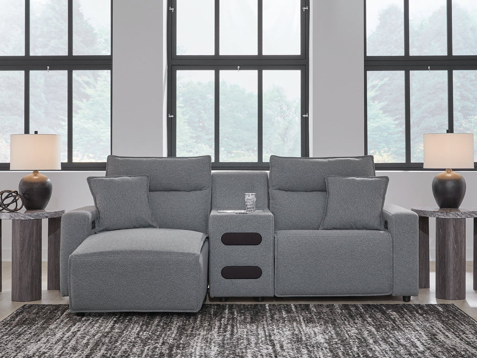 Modmax Power Reclining Sectional with Chaise - Golden Home Furniture (Columbus, OH) - Multi Location