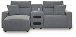 Modmax Power Reclining Sectional with Chaise - Golden Home Furniture (Columbus, OH) - Multi Location
