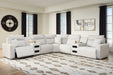 Modmax II Power Reclining Sectional with Audio Consoles - Golden Home Furniture 