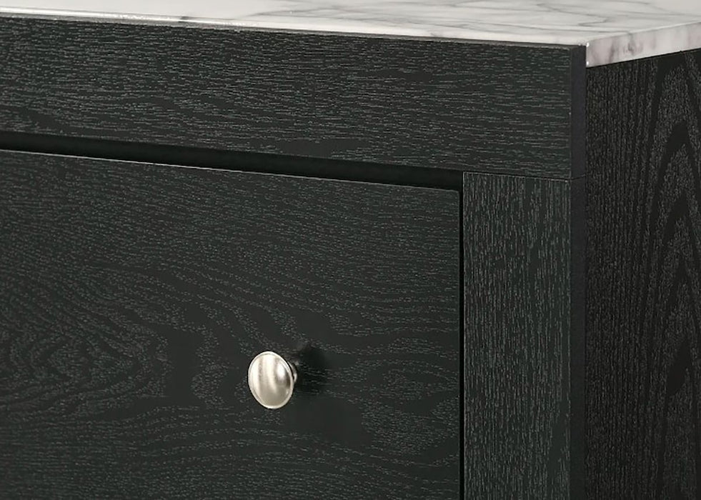 Crown Mark Furniture Cadence 6 Drawer Dresser in Black - Golden Home Furniture (Columbus, OH) - Multi Location
