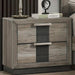 Crown Mark Furniture Rangley 2 Drawer Nightstand in Brown - Golden Home Furniture (Columbus, OH) - Multi Location