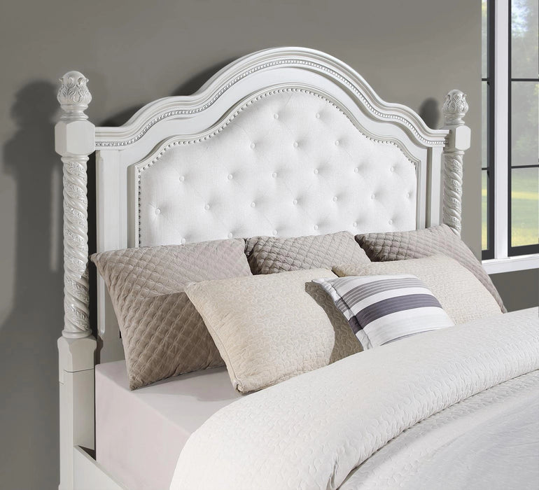 Silver Queen Bed