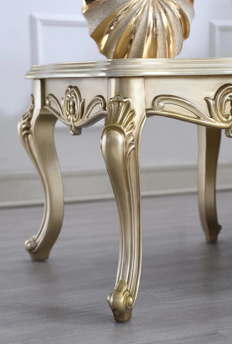 T199 Traditional Champagne Gold Coffee Table