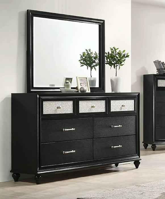 Crown Mark Furniture Lila Dresser Mirror in Black - Golden Home Furniture (Columbus, OH) - Multi Location