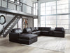 Modmax II Sectional with Chaise and Audio Consoles - Golden Home Furniture 