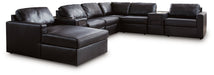 Modmax II Sectional with Chaise and Audio Consoles - Golden Home Furniture 
