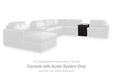 Modmax II Double Chaise Sectional with Audio Consoles - Golden Home Furniture 