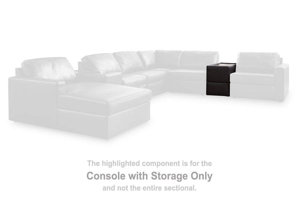 Modmax II Sectional with Chaise and Storage Consoles - Golden Home Furniture 