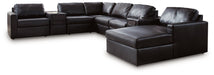 Modmax II Sectional with Chaise and Audio Consoles - Golden Home Furniture 