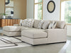 Laurelgrove Double Chaise Sectional - Golden Home Furniture 
