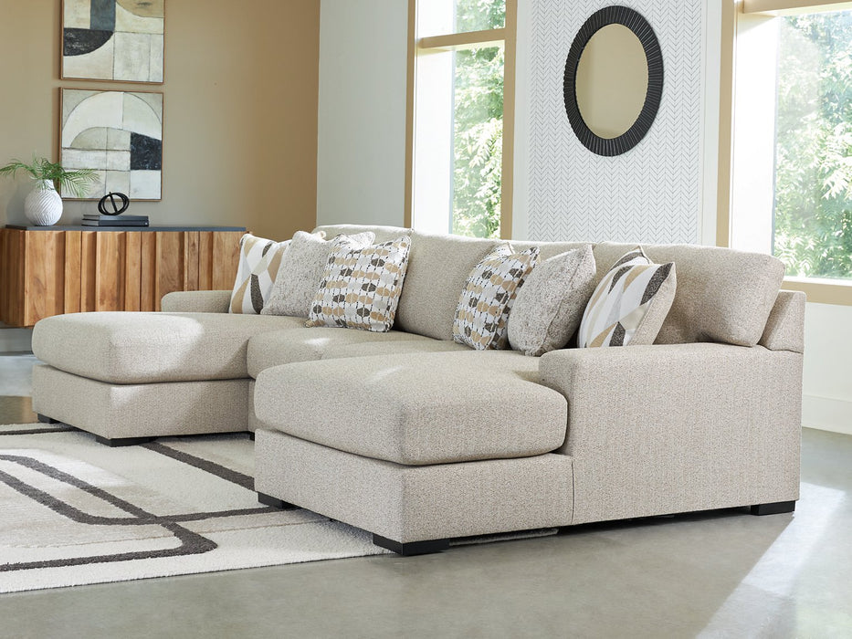 Laurelgrove Double Chaise Sectional - Golden Home Furniture 