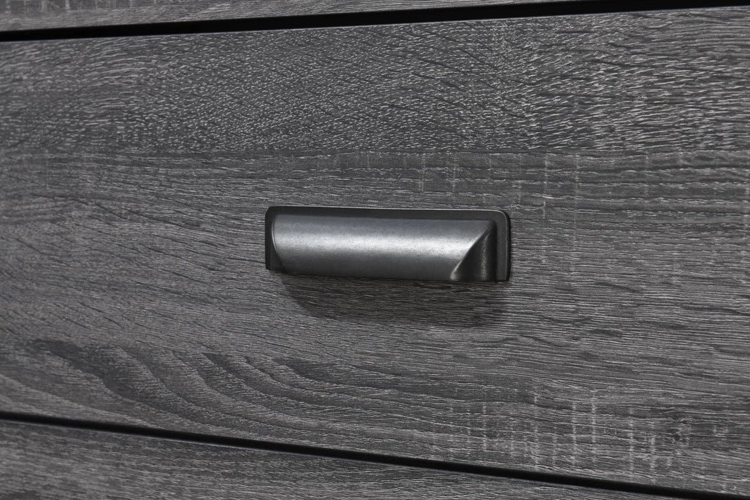 B519 Dark Gray Bed