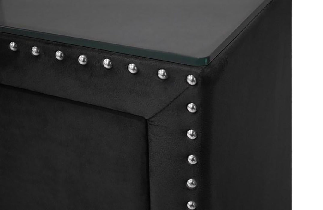 Crown Mark Furniture Lucinda 6 Drawer Dresser in Black - Golden Home Furniture (Columbus, OH) - Multi Location