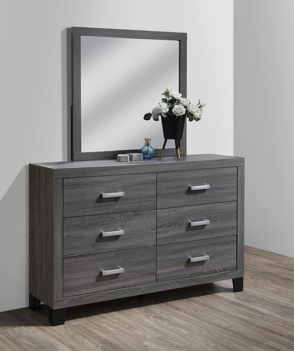 Full Bed-Dresser-Mirror