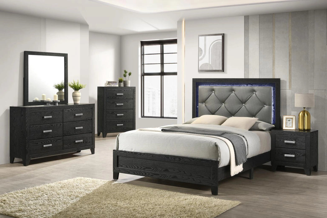 King Bed Frame - Dresser - Mirror - Chest - Nightstand