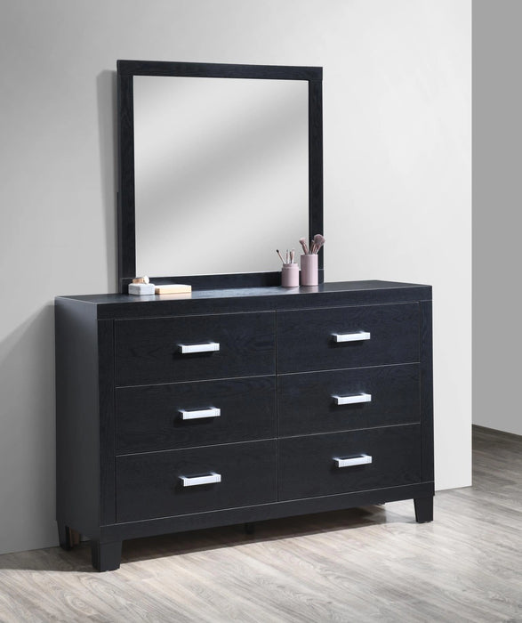 Full Bed-Dresser-Mirror