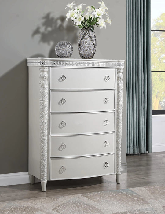 Queen Bed Frame - Dresser - Mirror - Chest - Nightstand