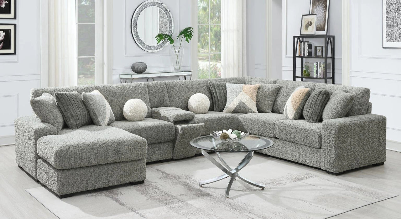 Gray Corduroy Loveseat