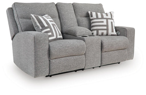 Biscoe Power Reclining Loveseat - Golden Home Furniture 